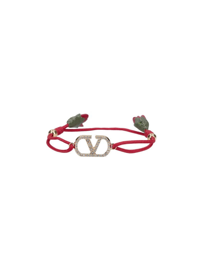 Valentino Garavani Refined Red Necklace With Intricate Accents