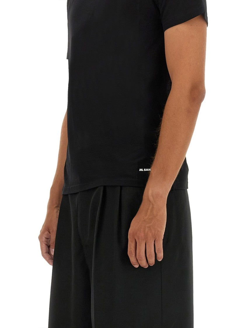 Jil Sander Relaxed-Fit Black Cotton T-Shirt