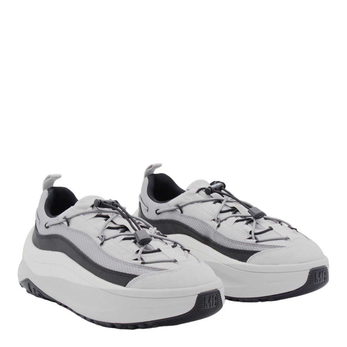 Moon Boot Grey Sneakers With Elevated Sole