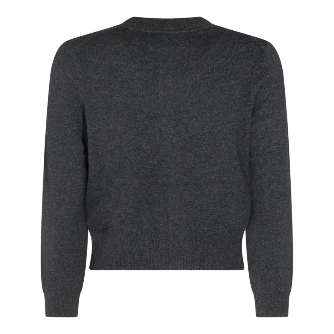 Isabel Marant Étoile Cropped Dark Grey Embroidered Cardigan