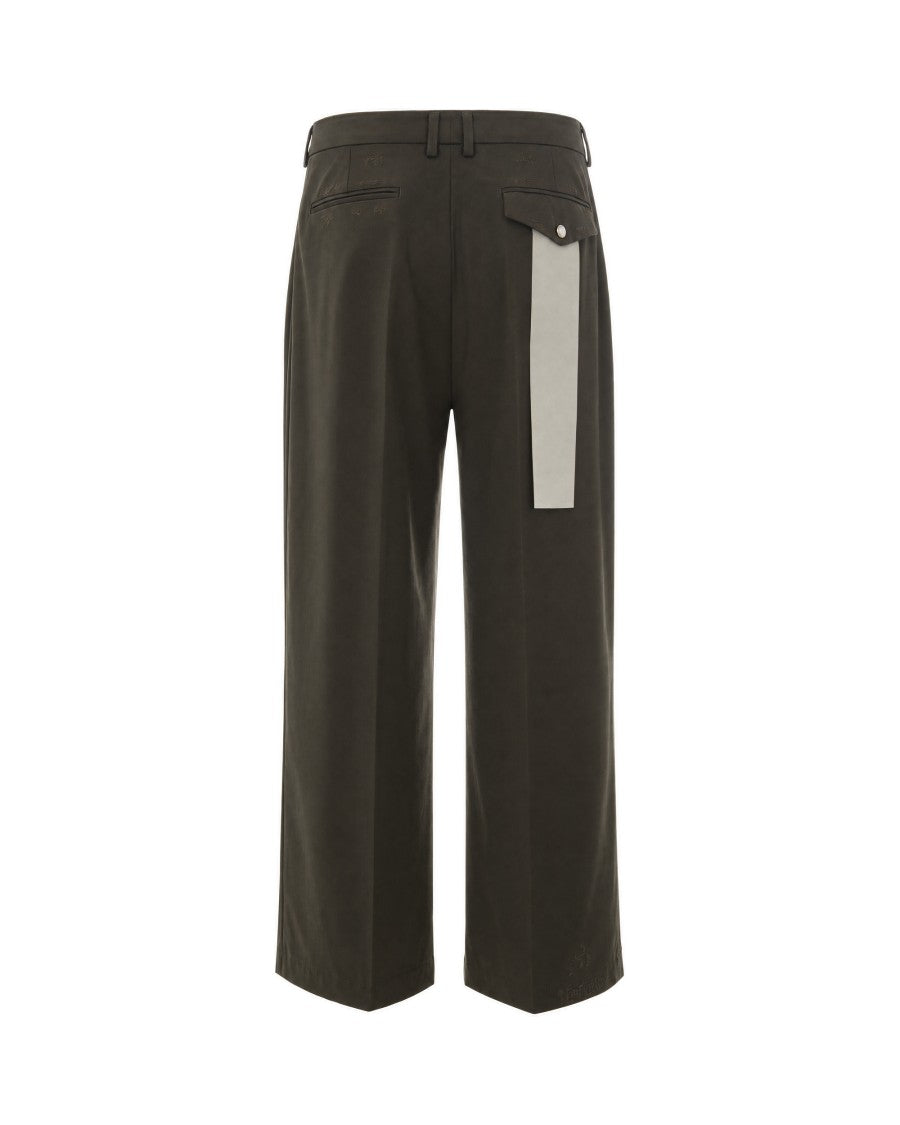 Thestroy Military Inno Distressed Double Pleat Twill Casual Pants