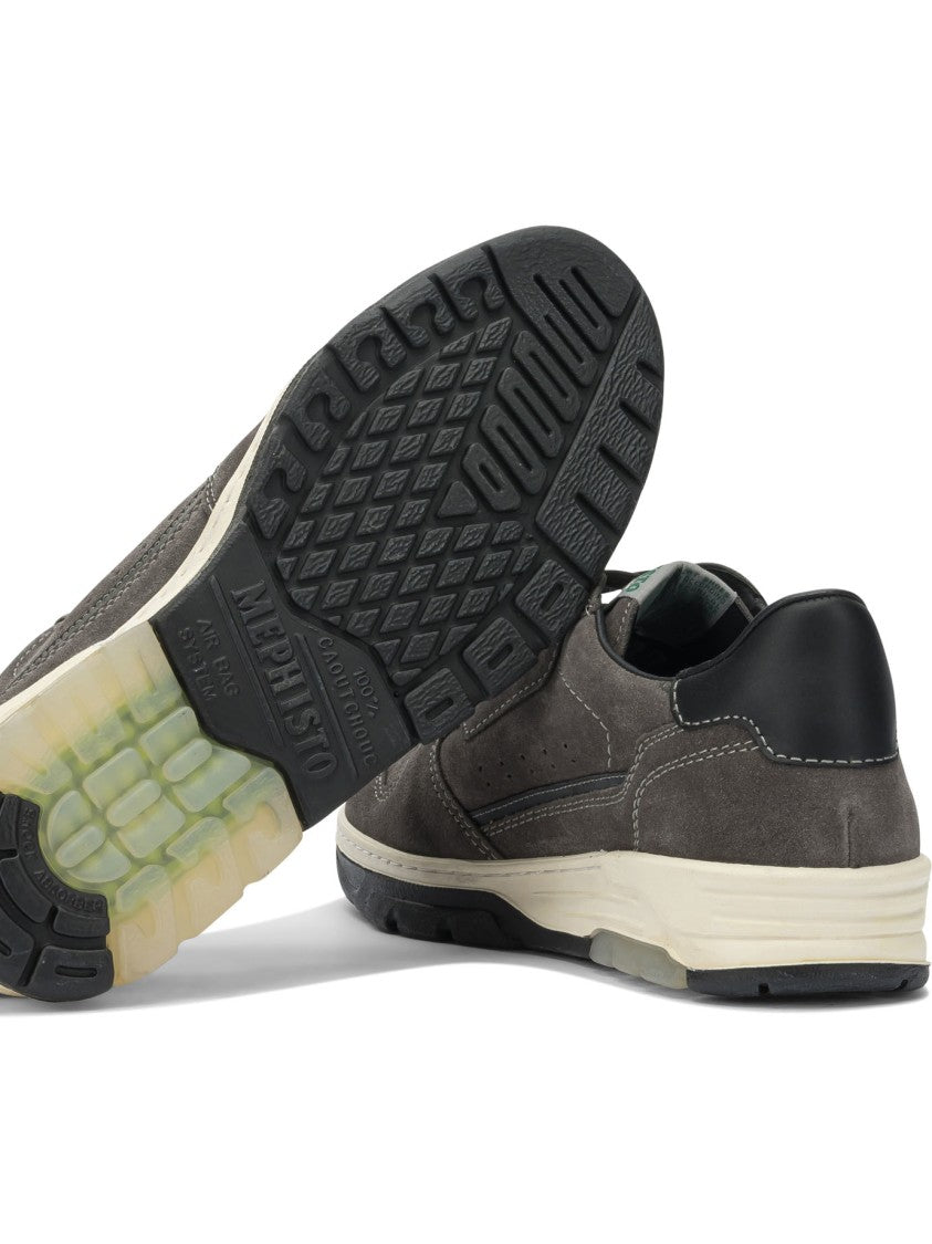 Mephisto Low-Top Suede Sneakers