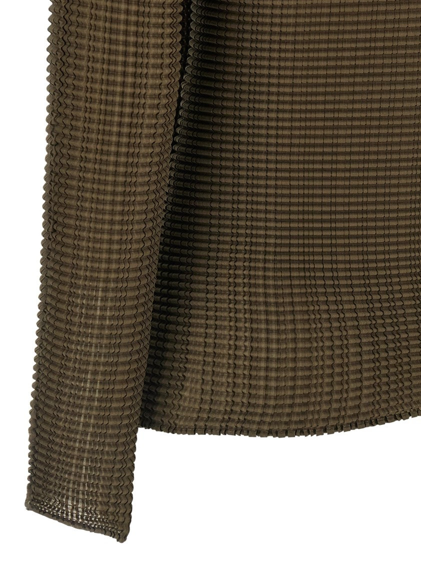 Issey Miyake 'Wooly Pleats-58' Blouse