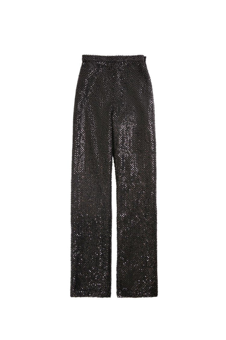 Saiid Kobeisy Sequin Straight Fit Pants