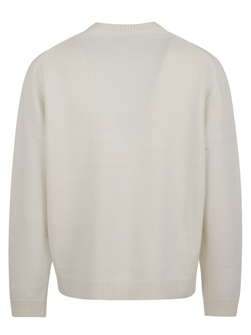 Maison Kitsuné Finely Knit Merino Wool Sweater