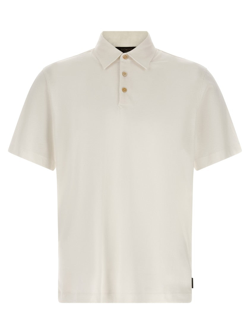 Zanone Cotton Silk Polo Shirt