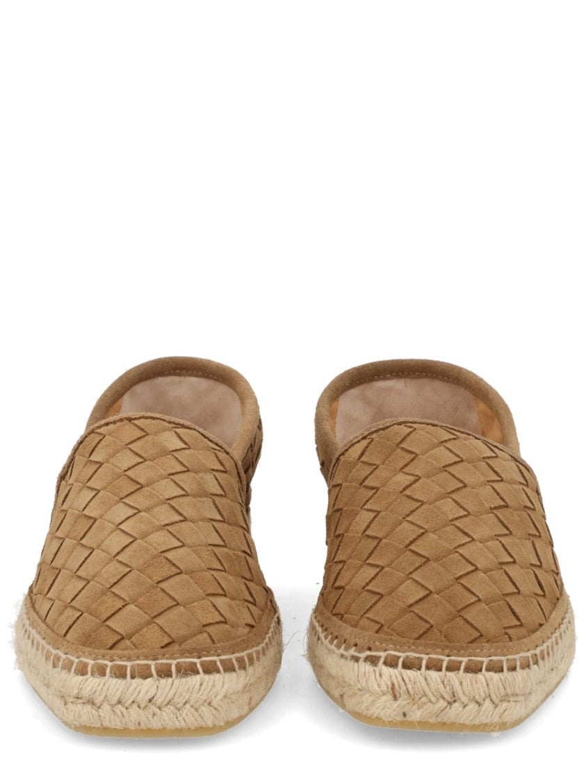 Castaner Porto Warm Brown Woven Loafers
