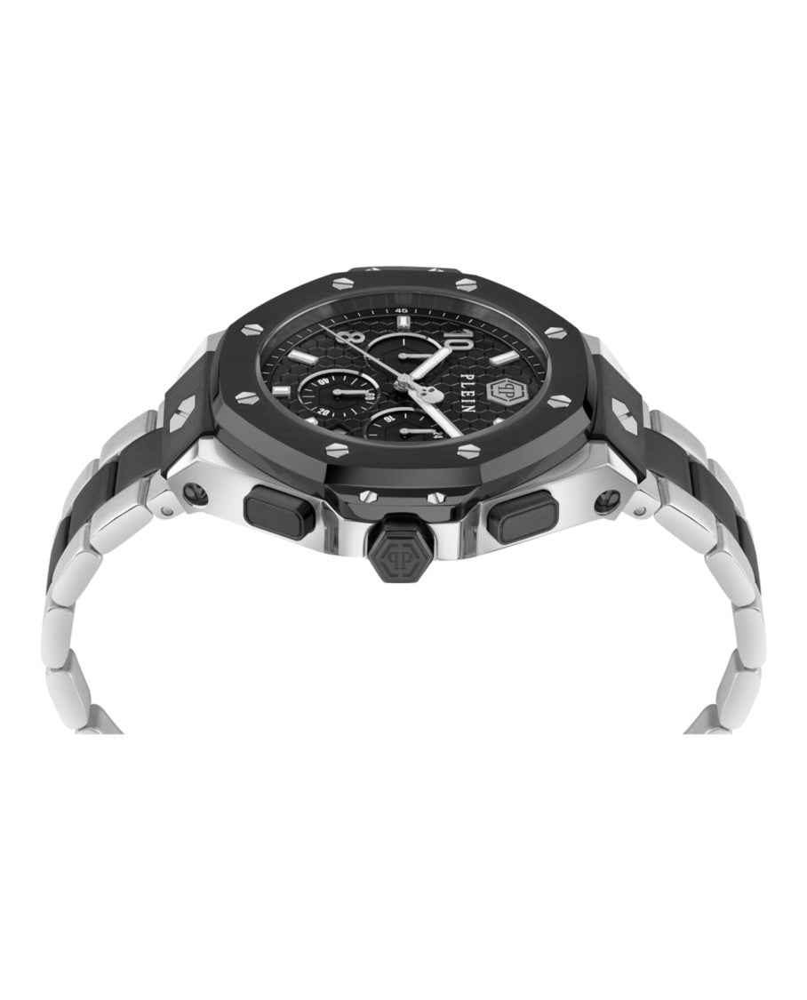 Philipp Plein Chronograph Royal Bracelet Watch With Two-Tone Case
