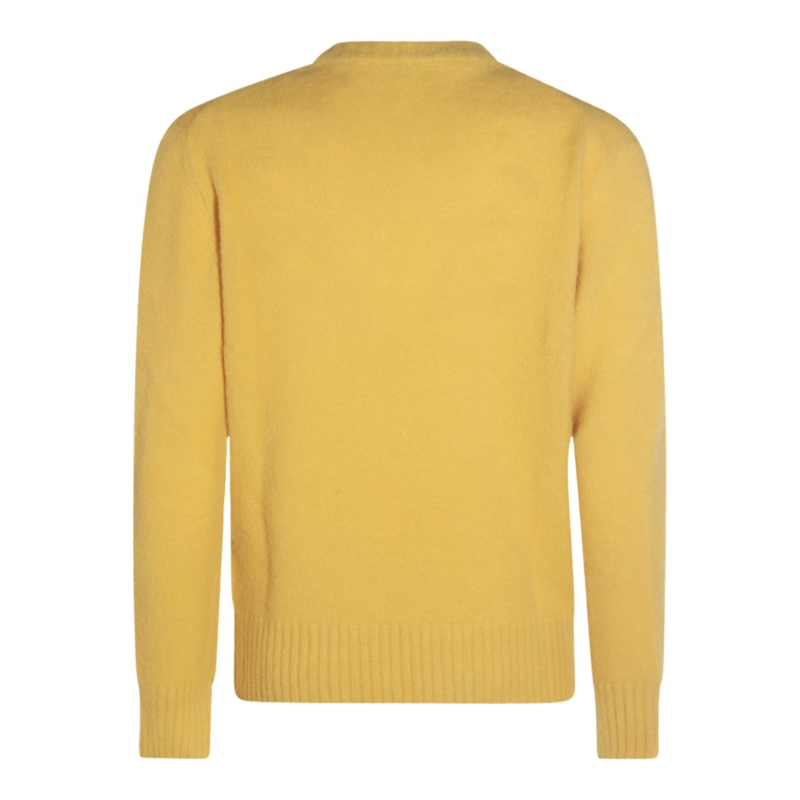 Piacenza Cashmere Fuzzy Soft Texture Sweater With Ribbed Details