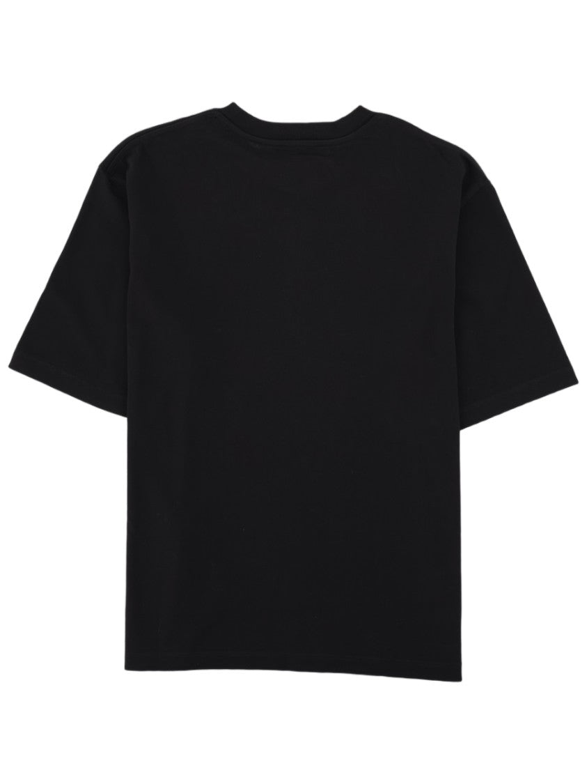 Dsquared2 Black Graphic Print Logo Cotton T-Shirt