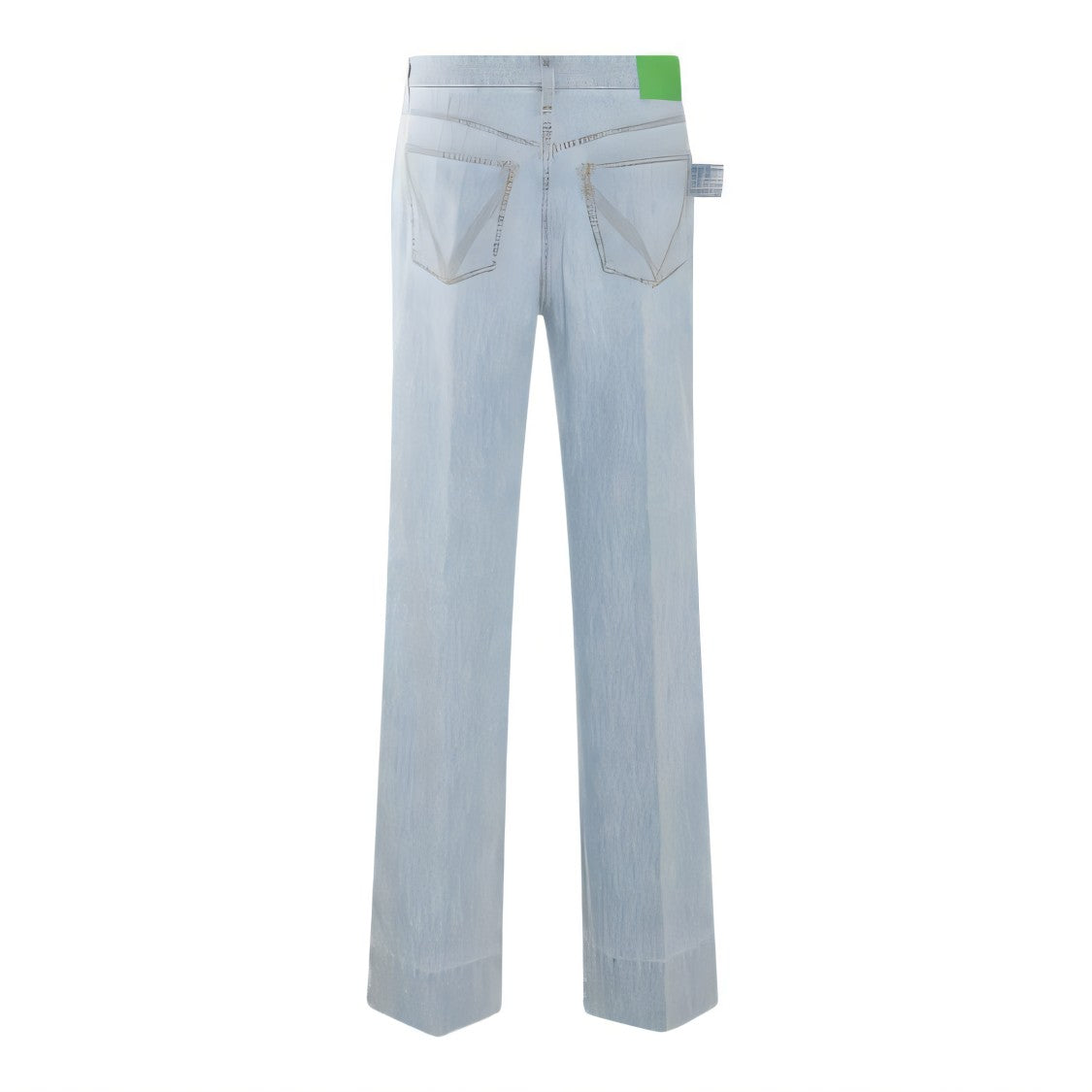 Bottega Veneta Light Wash Denim Pants With Classic Five-Pocket Design