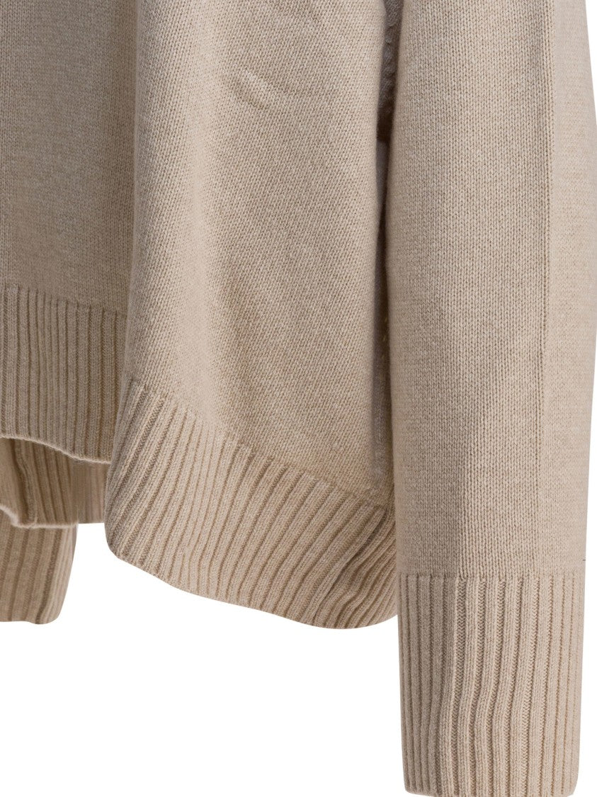 Soeur Ribbed Merino Wool Turtleneck Sweater
