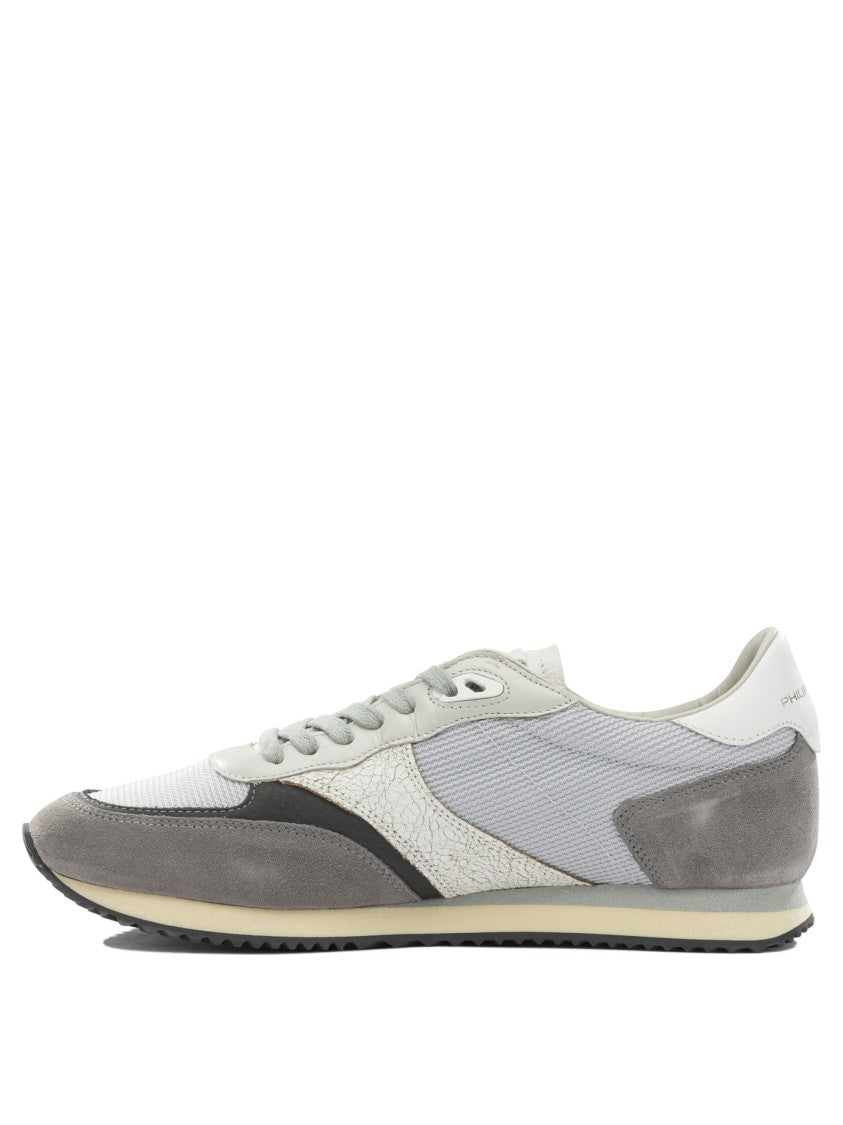 Philippe Model Paris Low-Profile Sneakers With Mesh