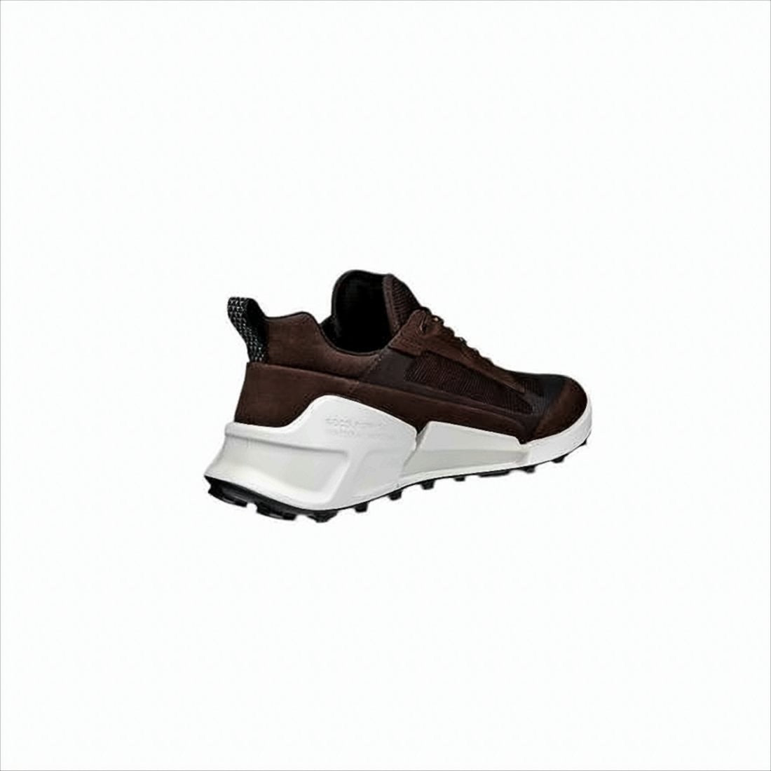 Ecco Dark Brown Nubuck Leather Sneakers