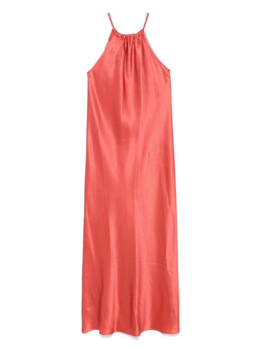 Antonelli Halter Neck Evening Dress In Acetate-Silk Blend