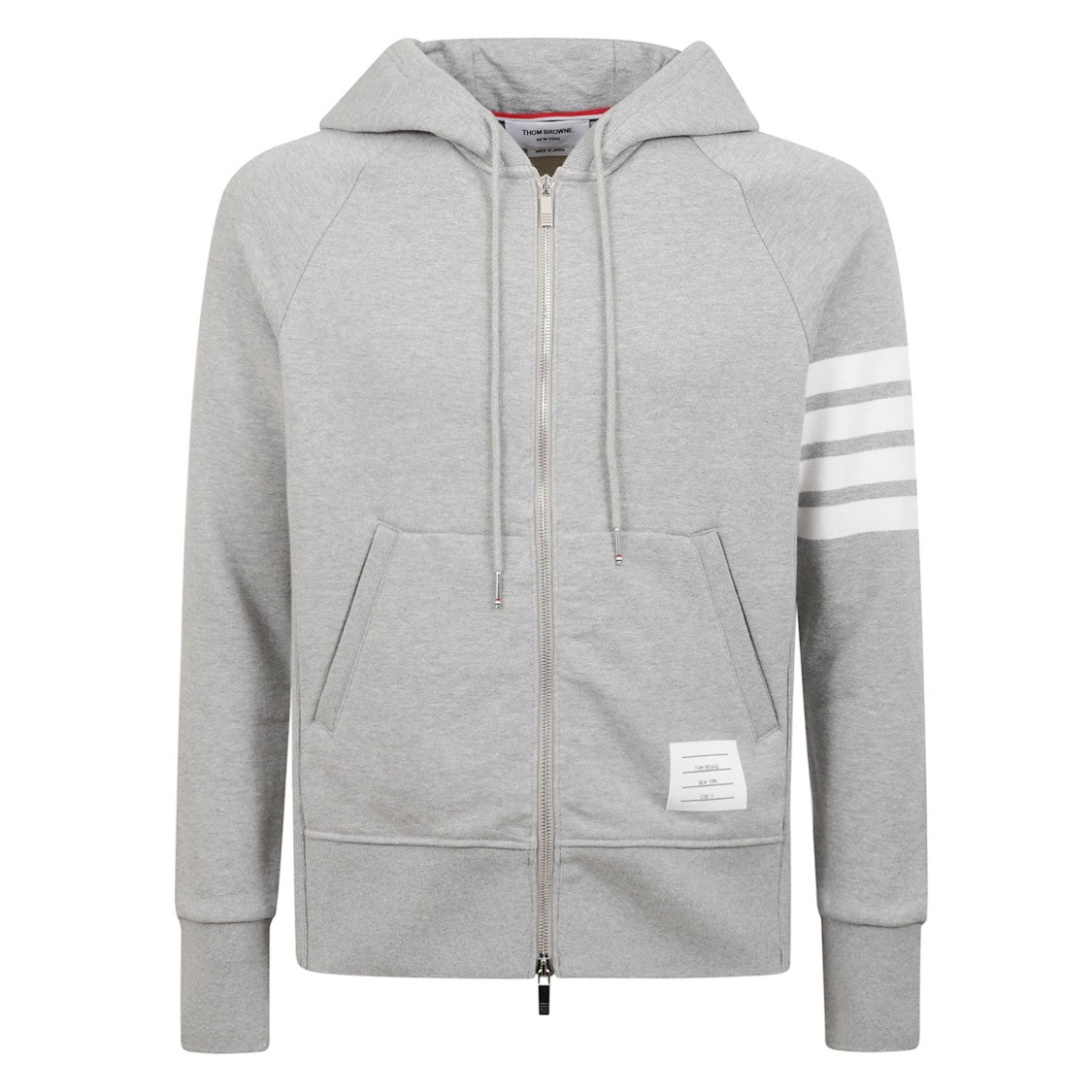 Thom Browne 4-Bar Zip Hoodie