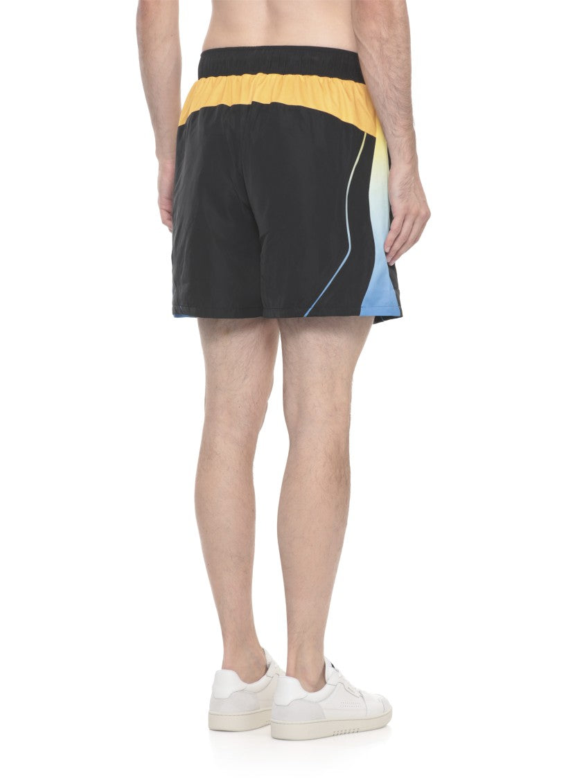 Casablanca Black Gradient Bermuda