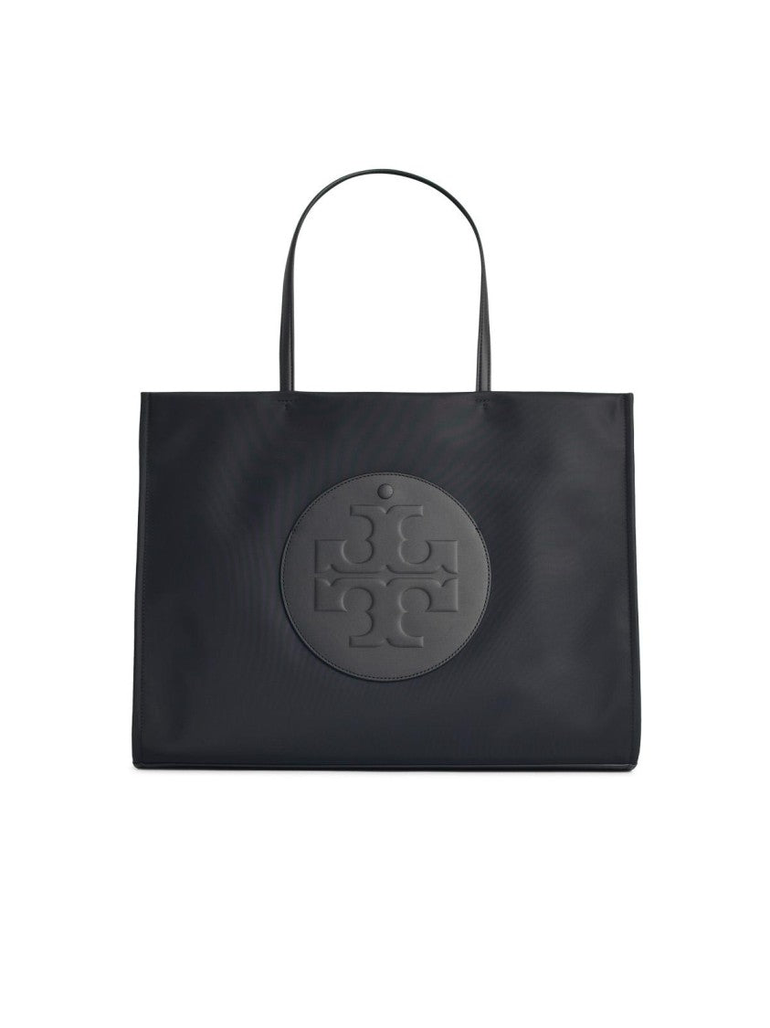 Tory Burch Large 'Ella' Black Nylon Bag