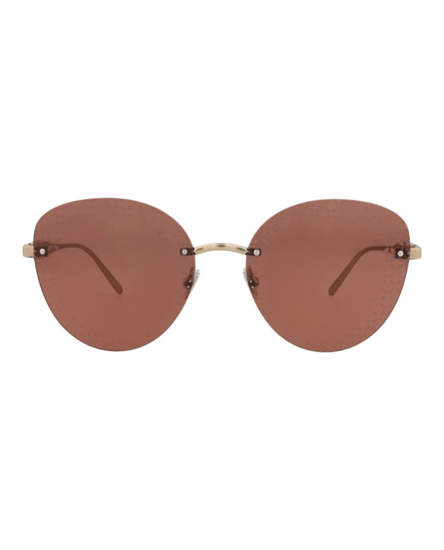 Alaïa Cat Eye-Frame Metal Sunglasses