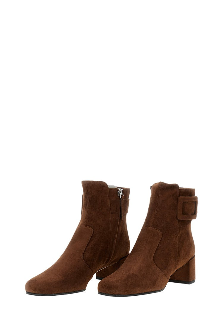 Roger Vivier Classic Brown Boots With Rounded Toe