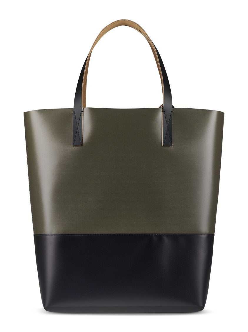 Marni Two-Tone Tote Bag With Structured Silhouette