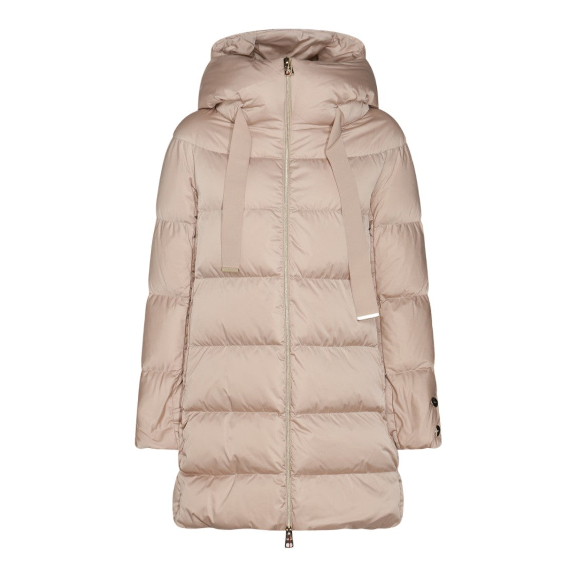Herno Quilted Puffer Coat With Hood And Full-Length Zipper