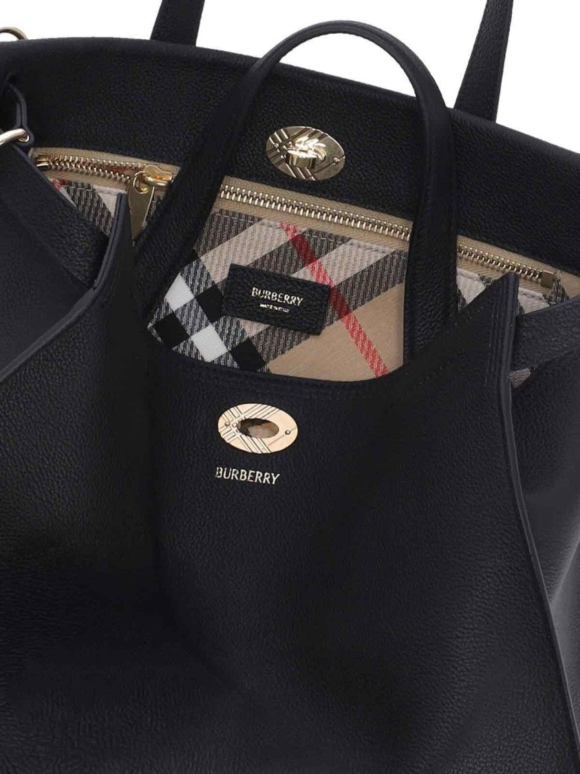 Burberry Black Small Tote Bag
