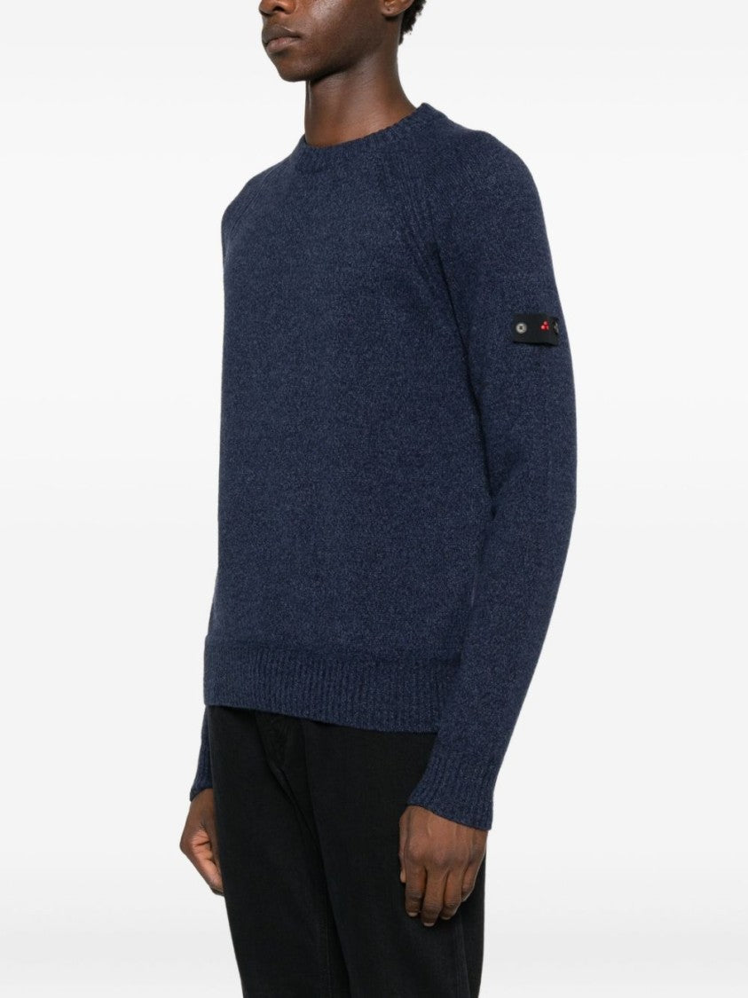 Peuterey Classic Neutrals Knit Sweater With Comfortable Fit