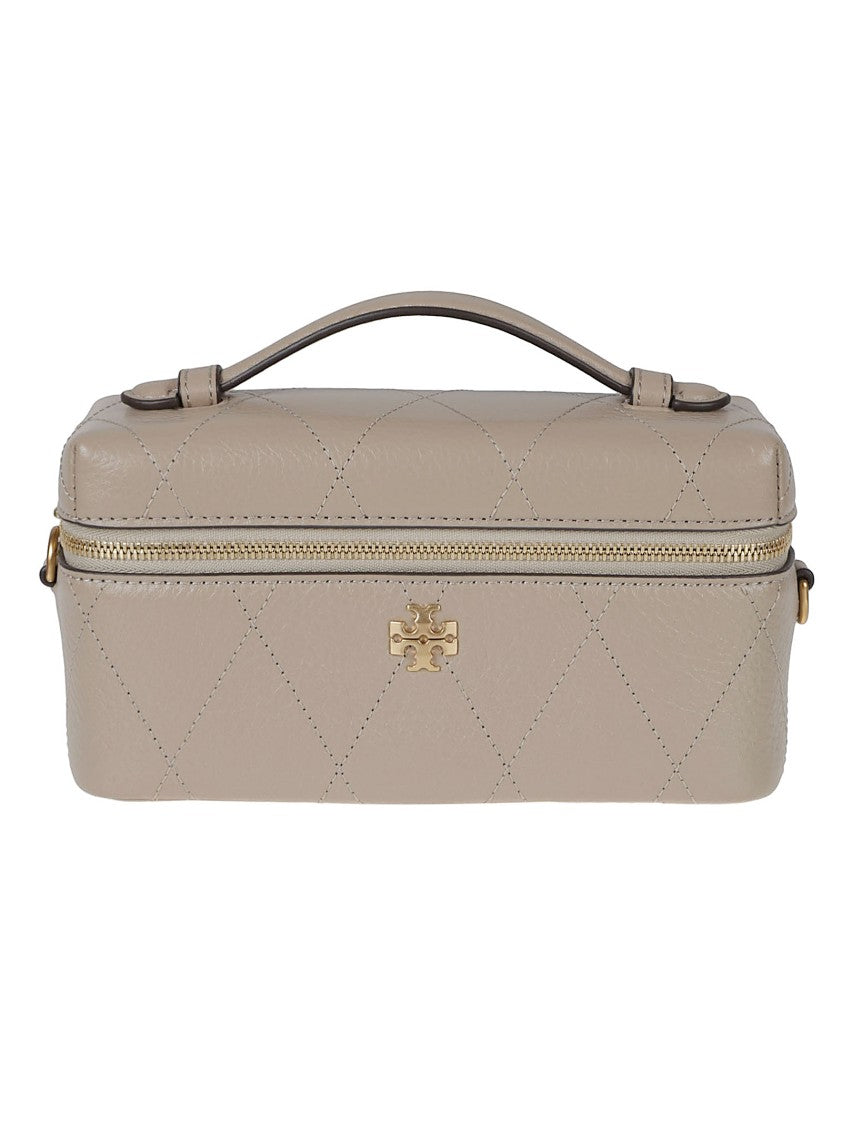Tory Burch Leather Quilted Charlie Convertible Handbag