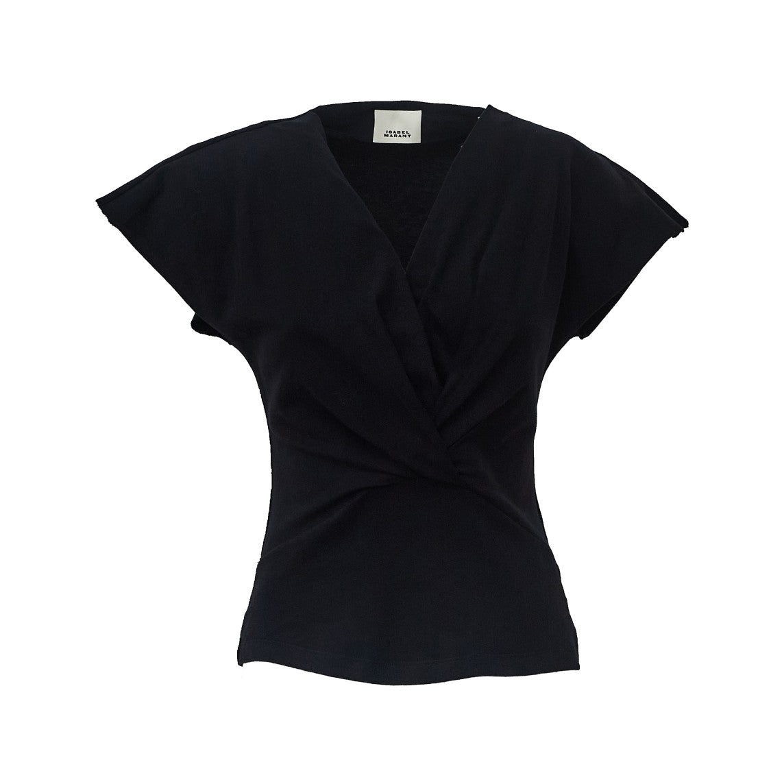 Isabel Marant Nadrine Modern Shoulder Pads V-Neck Shirt