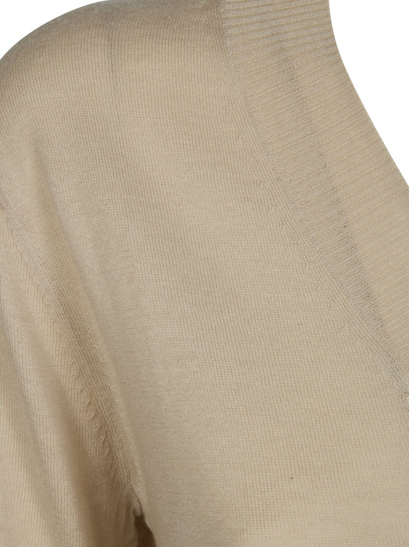 Max Mara Estremo Lightweight V-Neck Knit Sweater