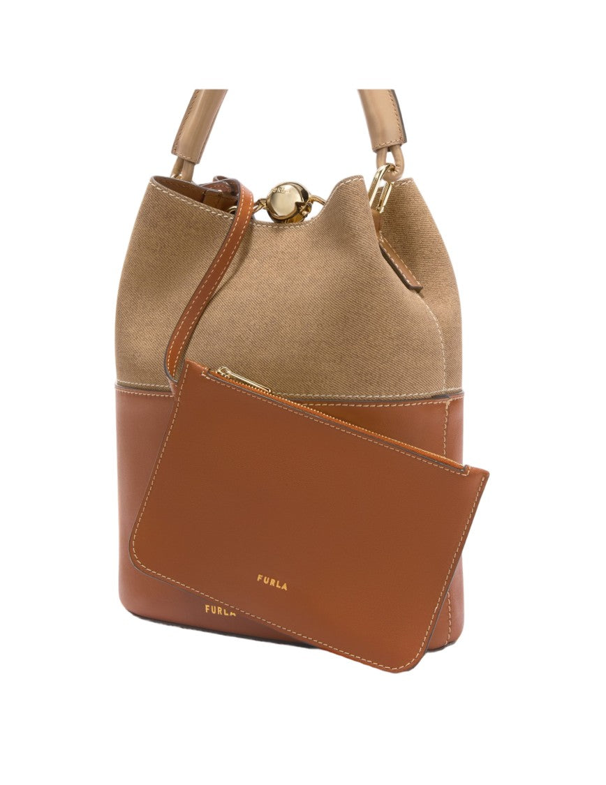 Furla Sfera S Bucket Bag In Leather