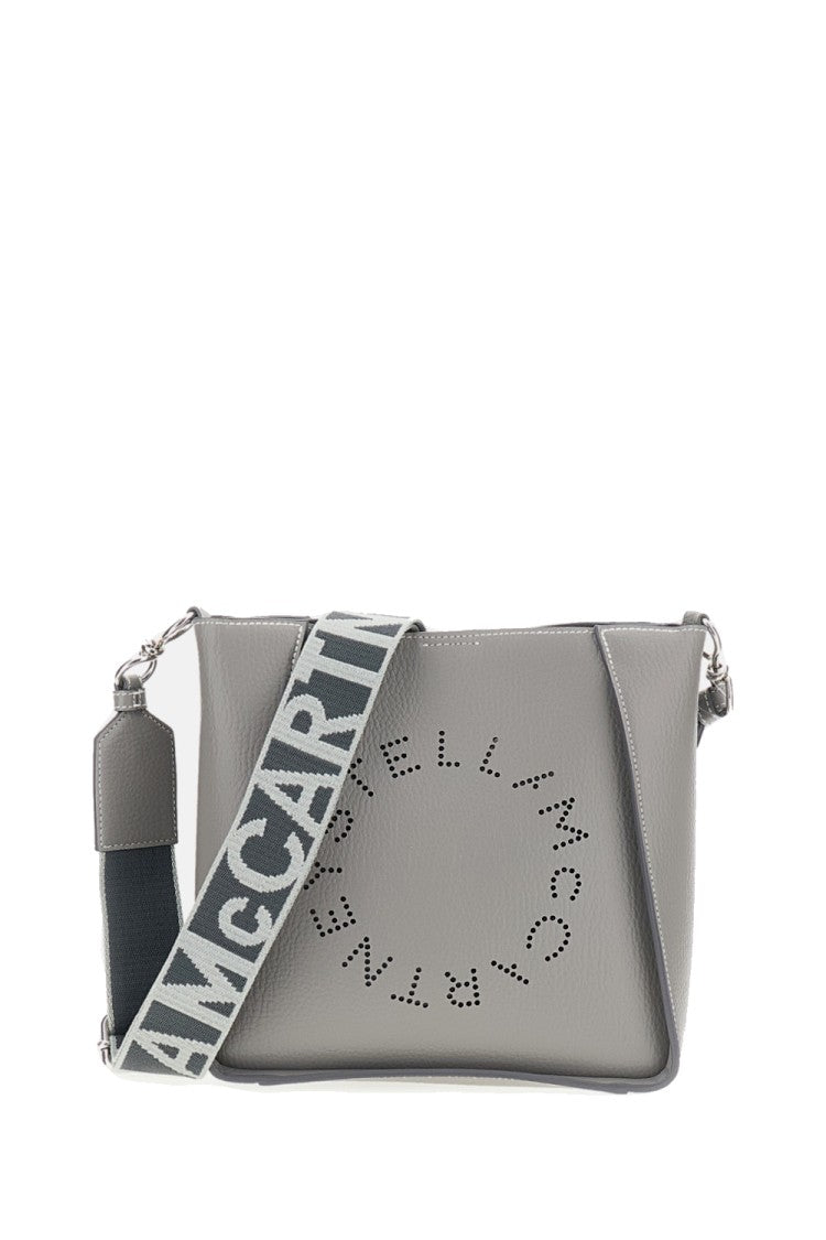 Stella Mccartney Grainy Alter Mat Crossbody Bag With Embossed Logo