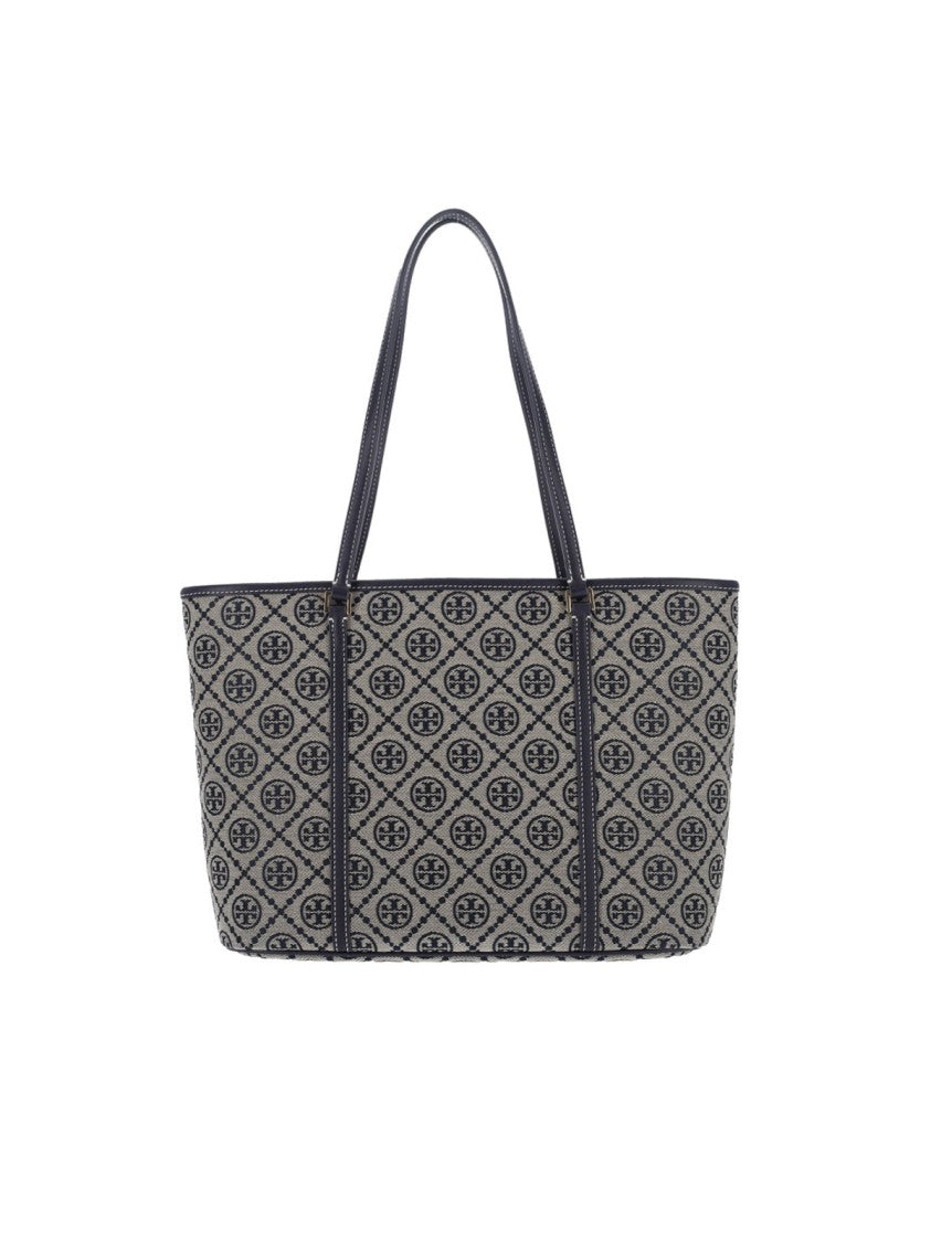 Tory Burch Small Tote Bag "T Monogram" – Beige