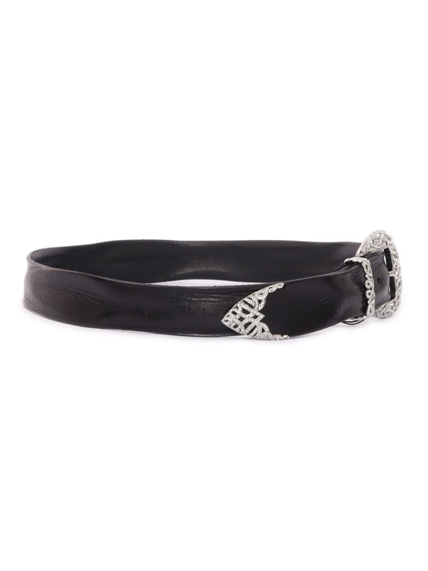 Claudio Orciani Sleek Calf Leather Belt With Polished Finish