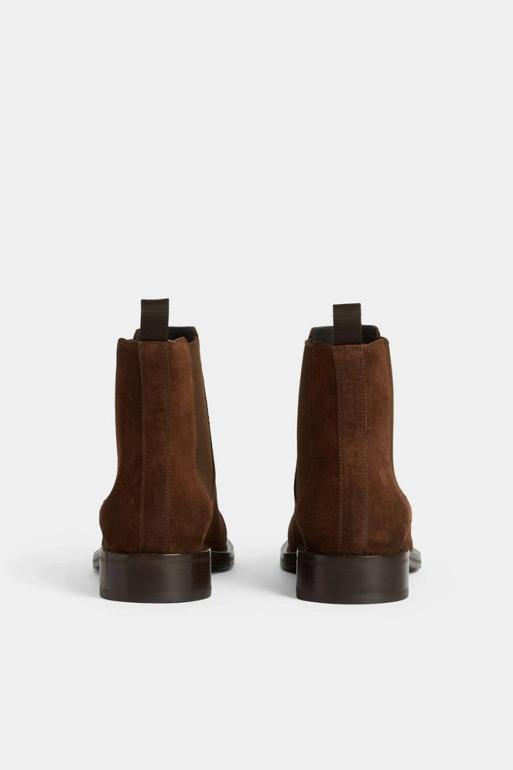 Dsquared2 Brown Suede Chelsea Boots