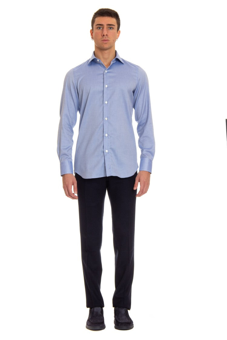 Finamore Traveller Cotton Tailored Shirt