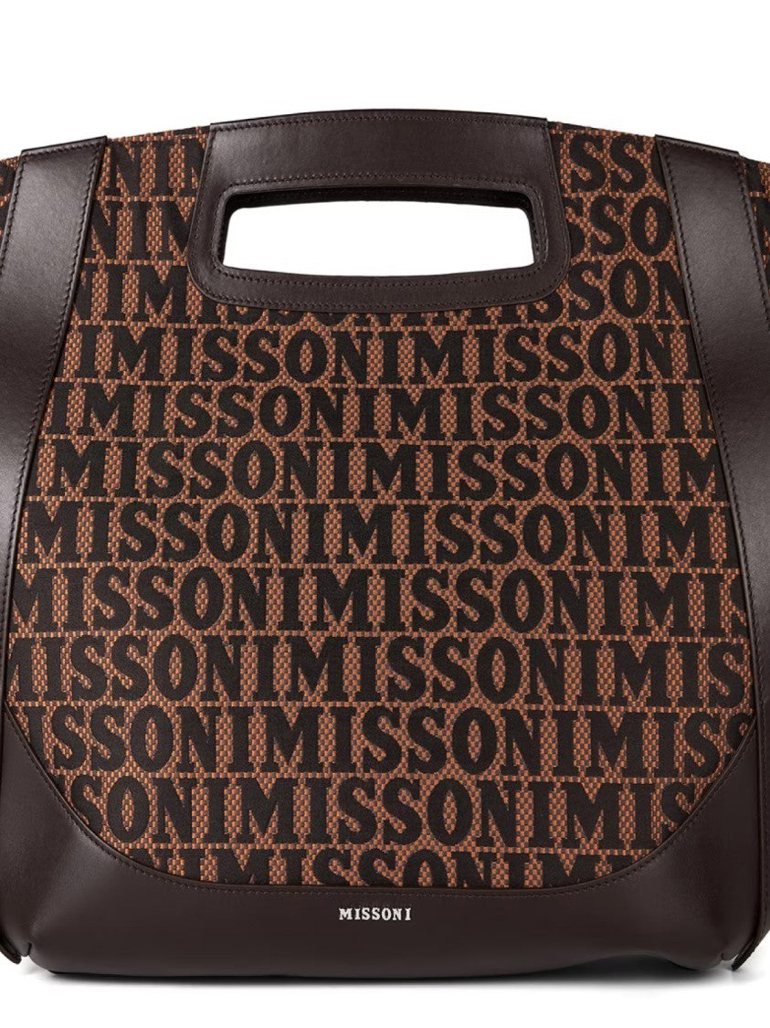 Missoni Logo Tote Shopping Bag