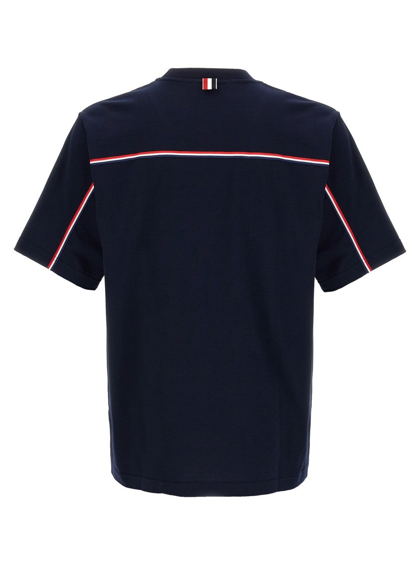 Thom Browne Rwb Knit Trim' T-Shirt