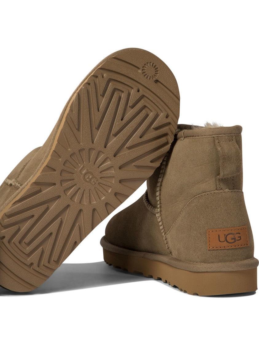 Ugg Suede Leather Ankle Boots