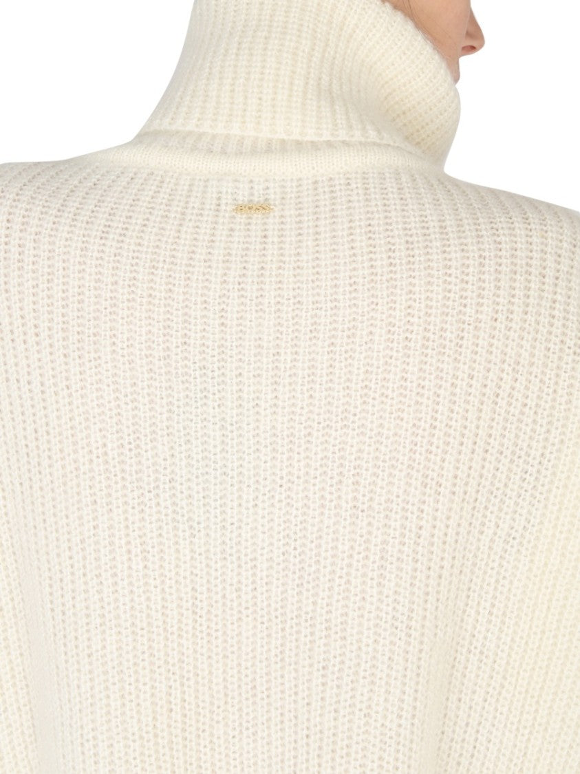 Boss High Neck Mohair Blend Sweater