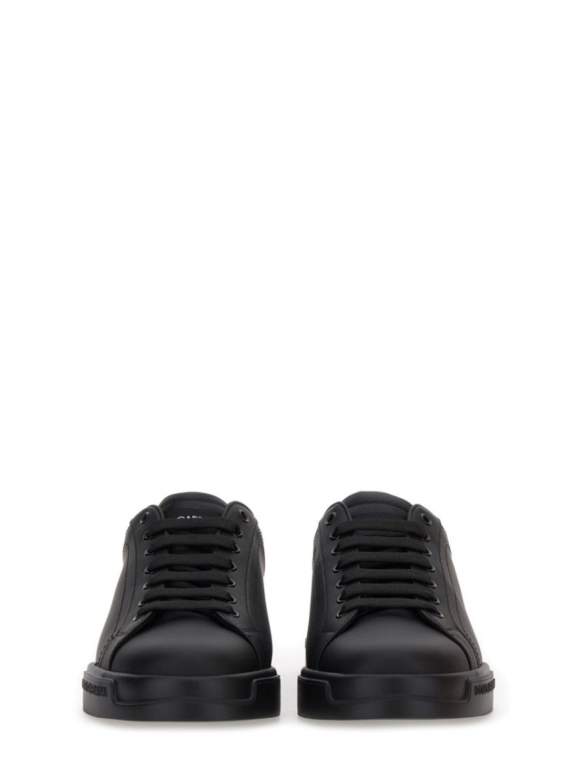 Dolce & Gabbana Portfino Low-Top Monochromatic Palette Leather Sneakers
