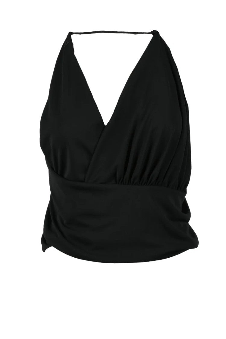 Dondup Women's Polyester Top - Black