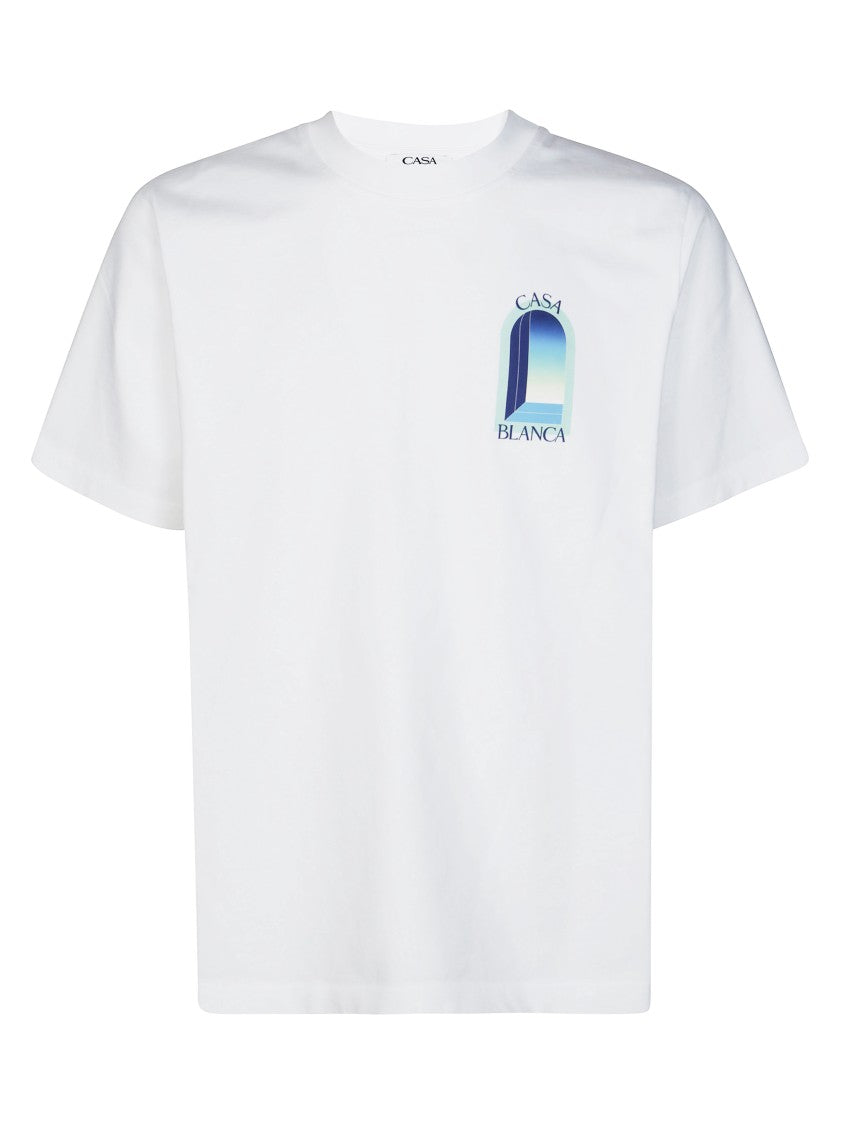 Casablanca White Classic Gradient Artwork T-Shirt