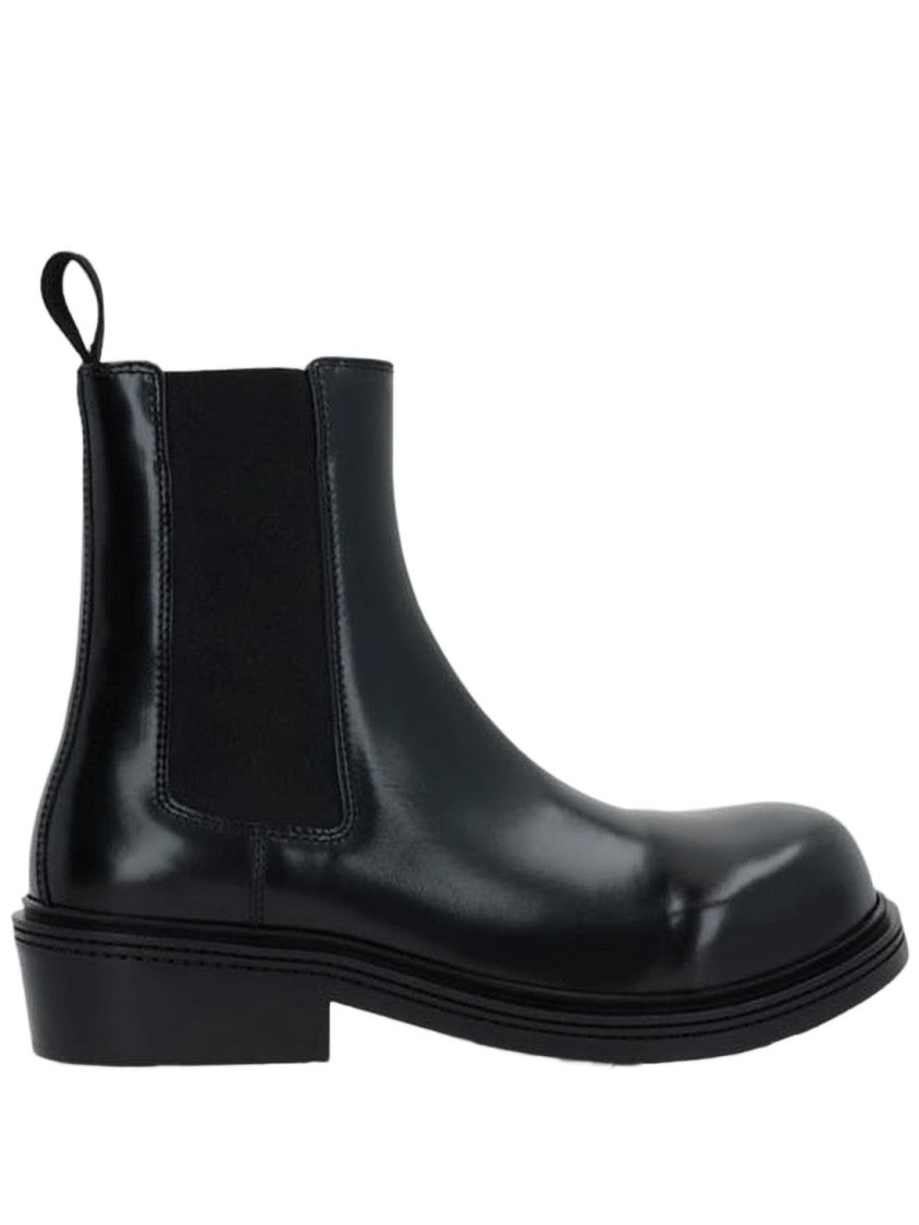 Bottega Veneta Polished Leather Slip-On Boots