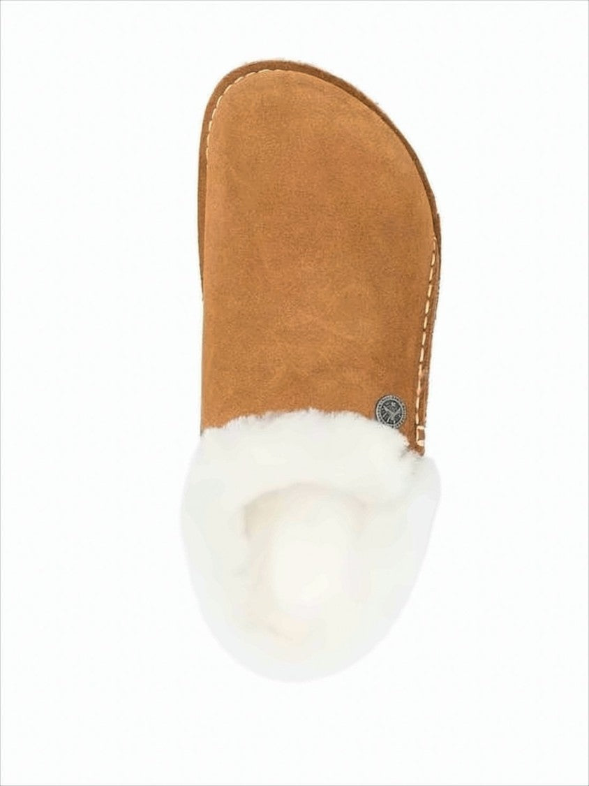 Birkenstock Soft Suede Mule Slippers With Plush Lining