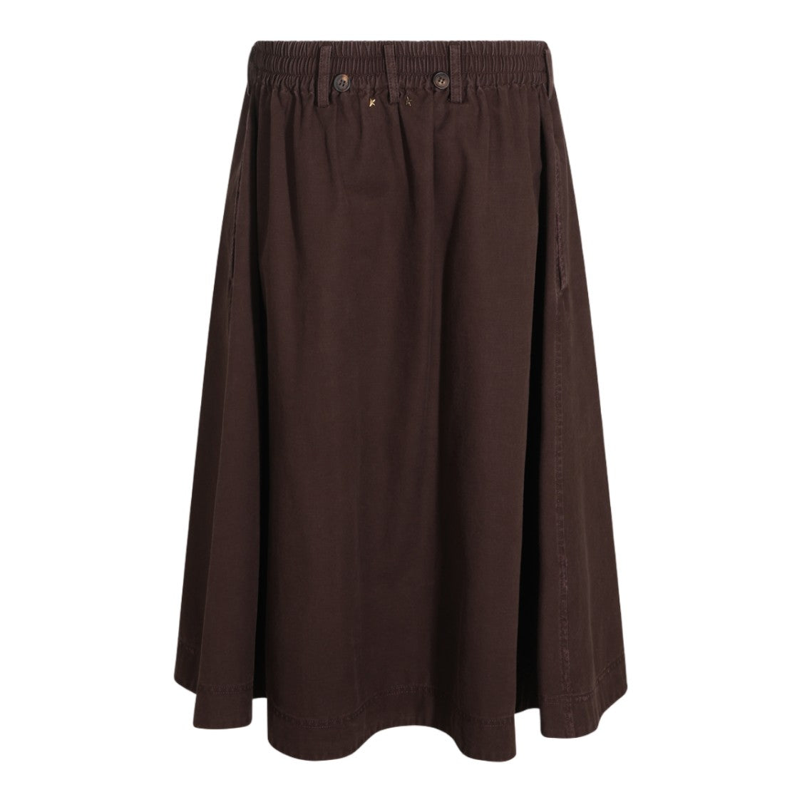 Golden Goose Mid-Length Drawstring A-Line Midi Skirt