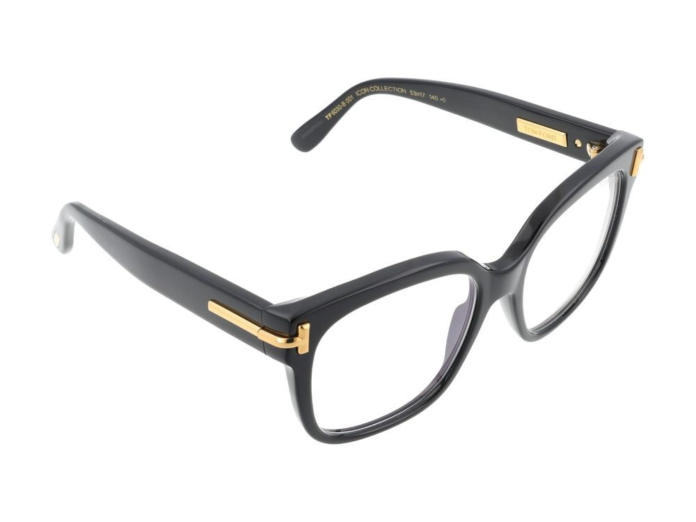 Tom Ford Black Ft6030-B Acetate Oversized Glasses