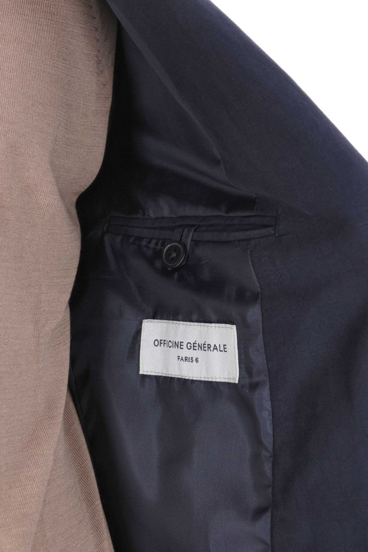 Officine Generale Nehemiah Model Fluid Lyocell-Linen Jacket