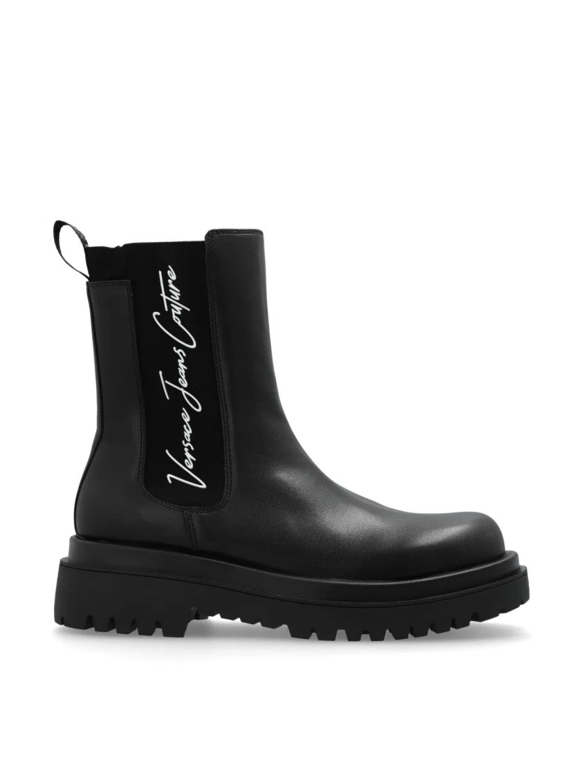 Versace Drew Logo Ankle Boots